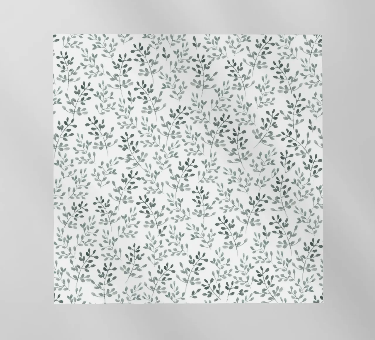 Tiny Leaves Green Pattern pellicola backlit da anisillustration