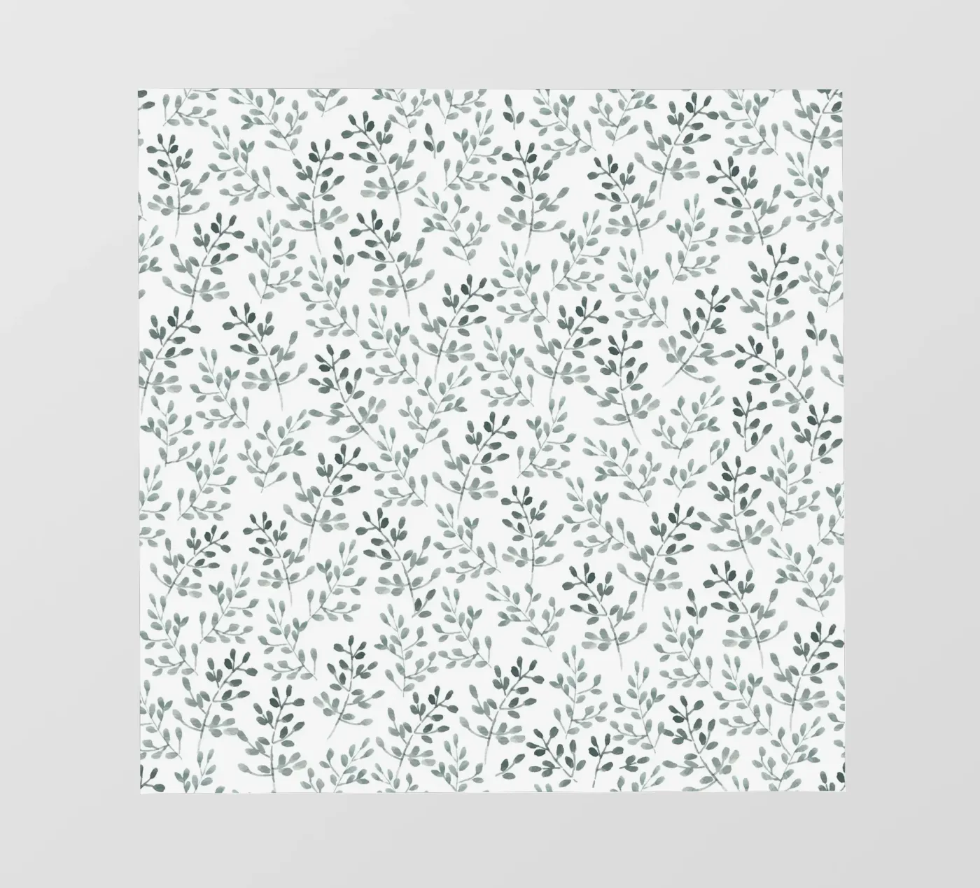 Tiny Leaves Green Pattern pellicola backlit da anisillustration