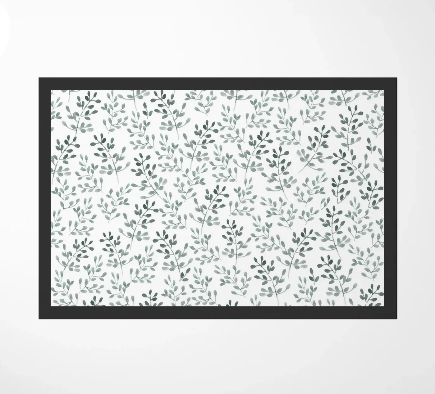 Tiny Leaves Green Pattern zerbino da anisillustration