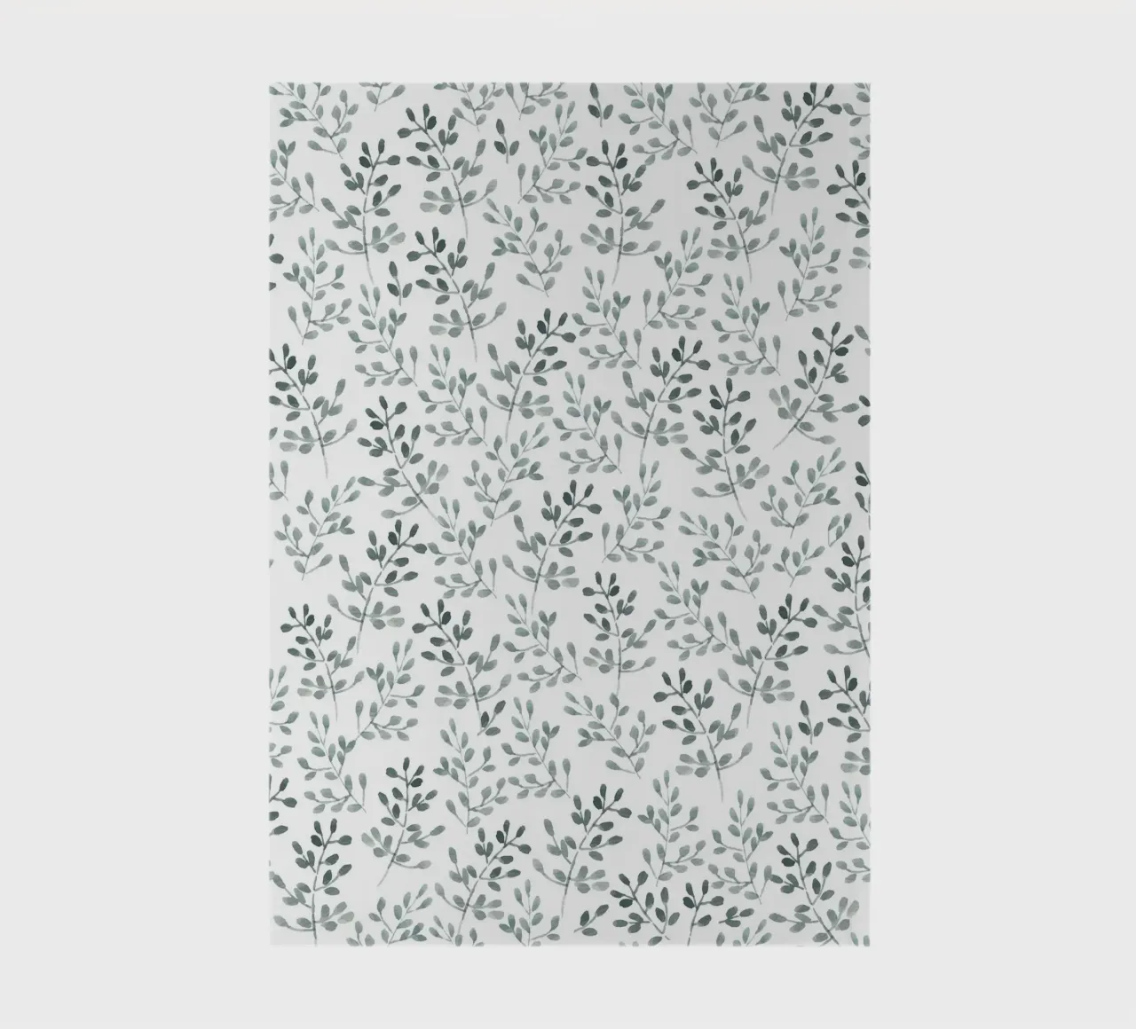 Tiny Leaves Green Pattern notebook by anisillustration