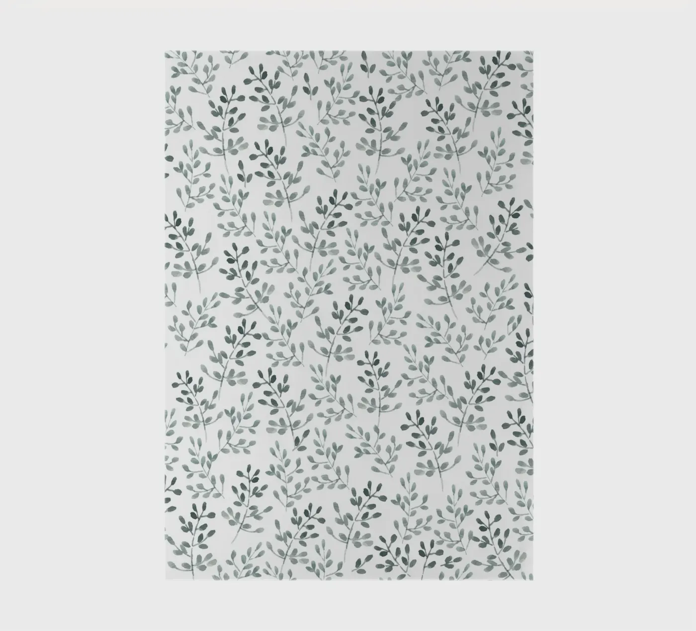 Tiny Leaves Green Pattern notebook by anisillustration