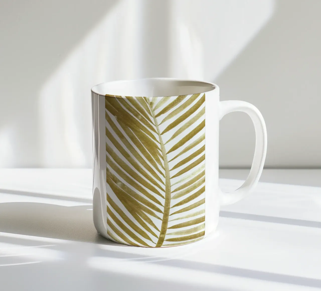 Palm I tazza in ceramica da Kristen Polsinelli