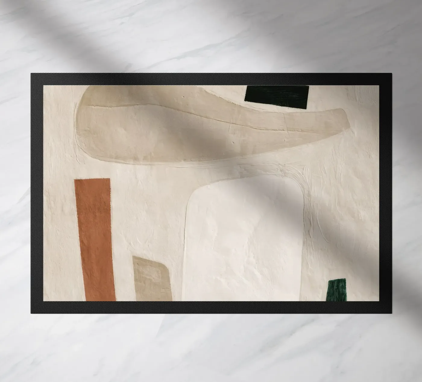 Neutral Forms III doormat by ThingDesign