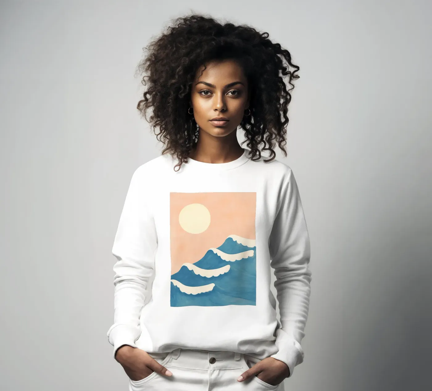 Sunset Waves felpa da Ciao Bella