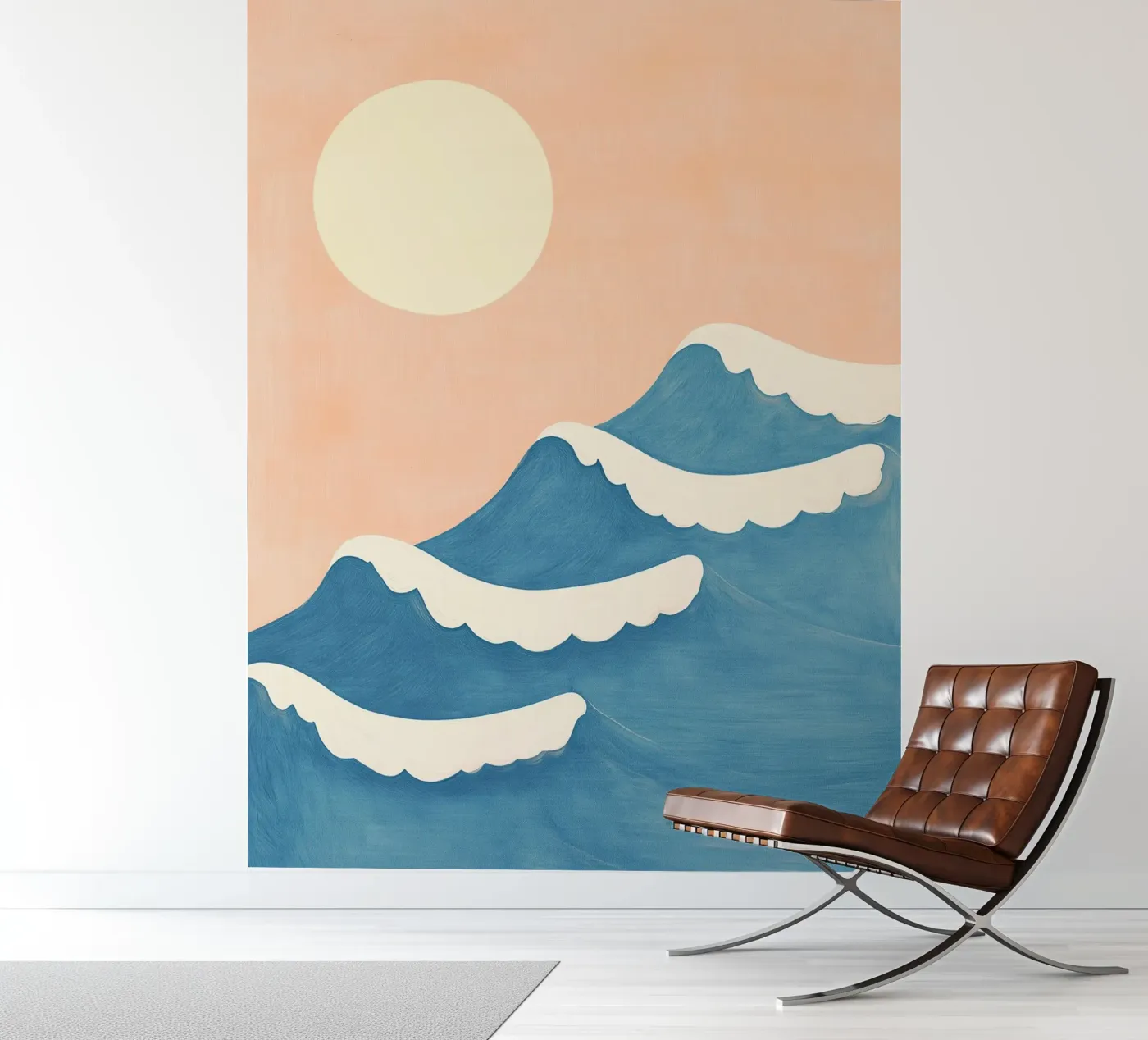 Sunset Waves fotobehang van Ciao Bella