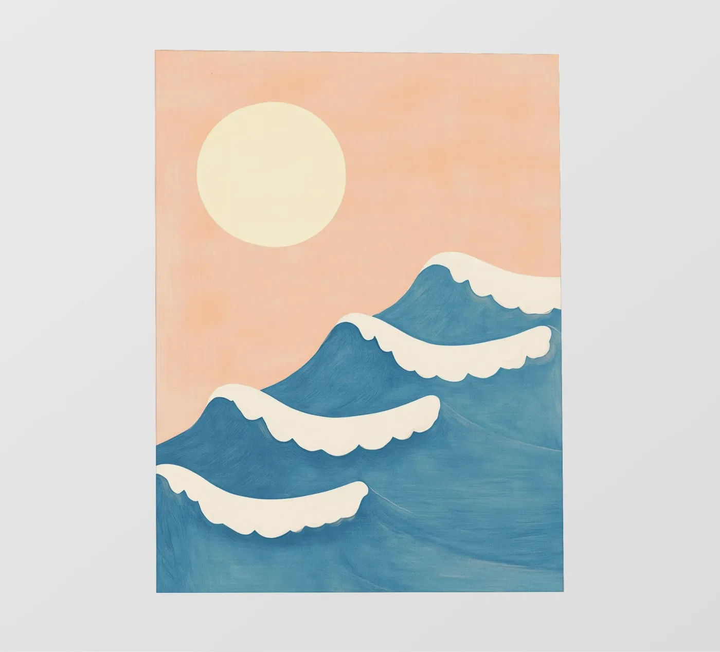 Sunset Waves fotobehang van Ciao Bella