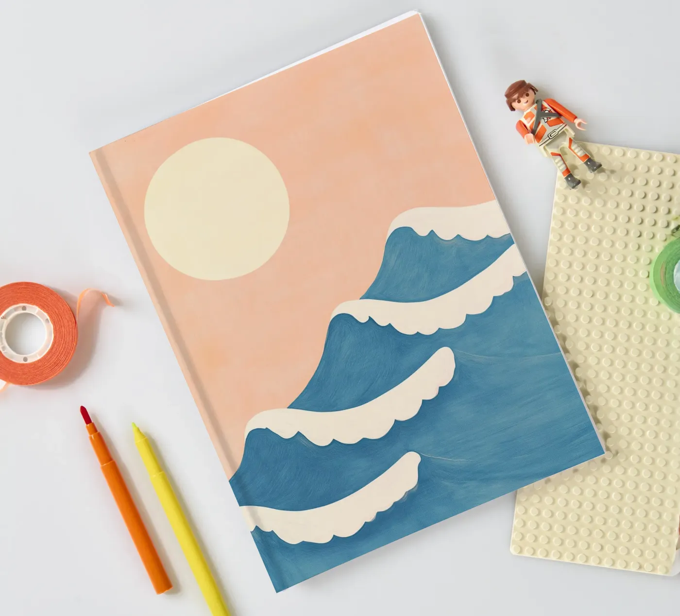 Sunset Waves notebook by Ciao Bella