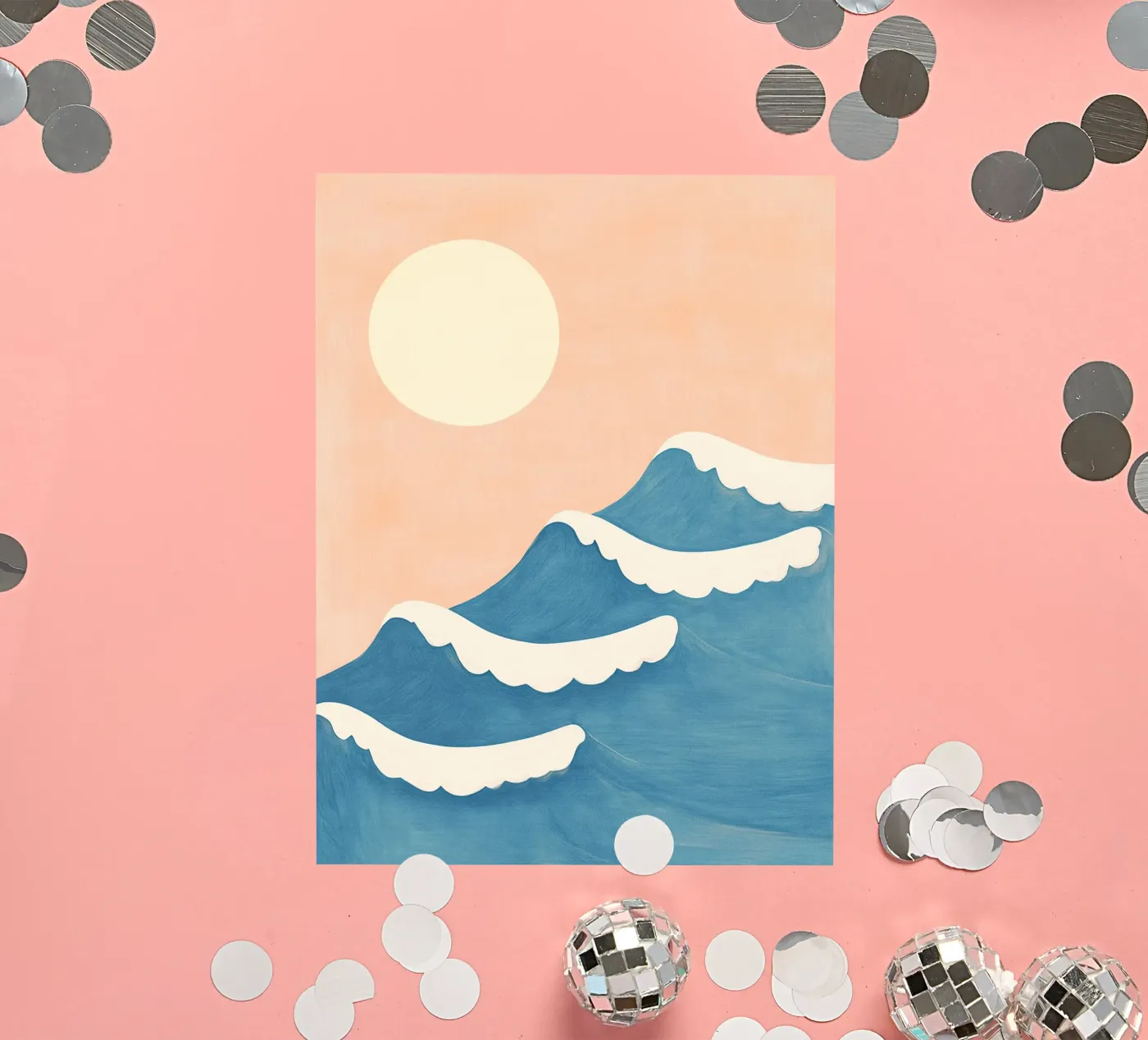 Sunset Waves sticker van Ciao Bella