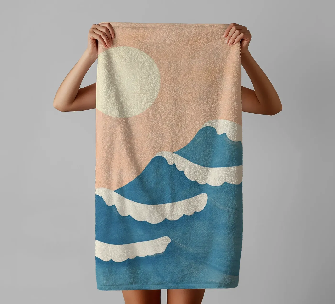 Sunset Waves badhanddoek van Ciao Bella