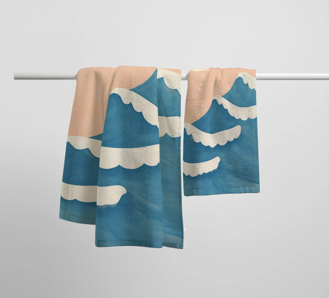 Sunset Waves badhanddoek van Ciao Bella