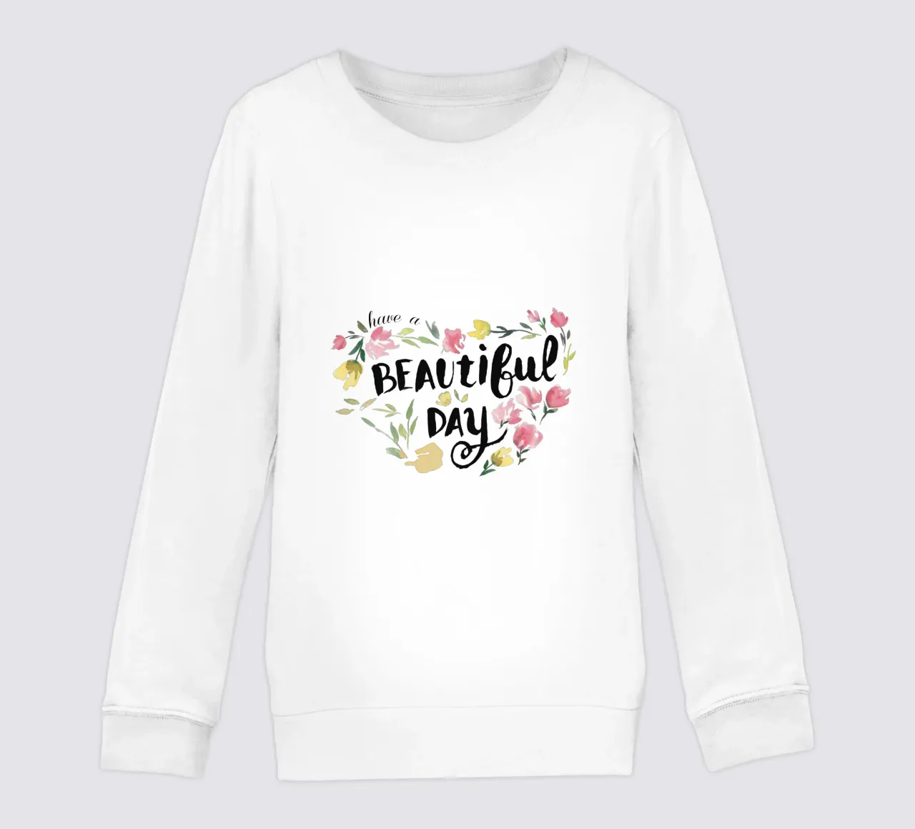 Have a beautiful day felpa bambino da anisillustration