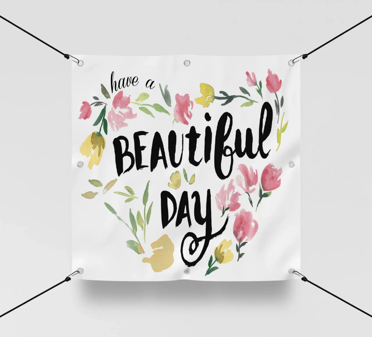 Have a beautiful day telo in pvc da anisillustration