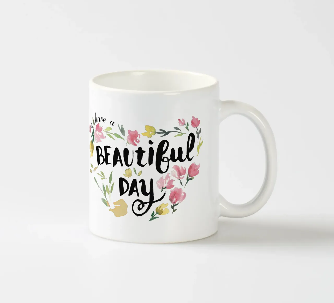 Have a beautiful day tazza in ceramica da anisillustration