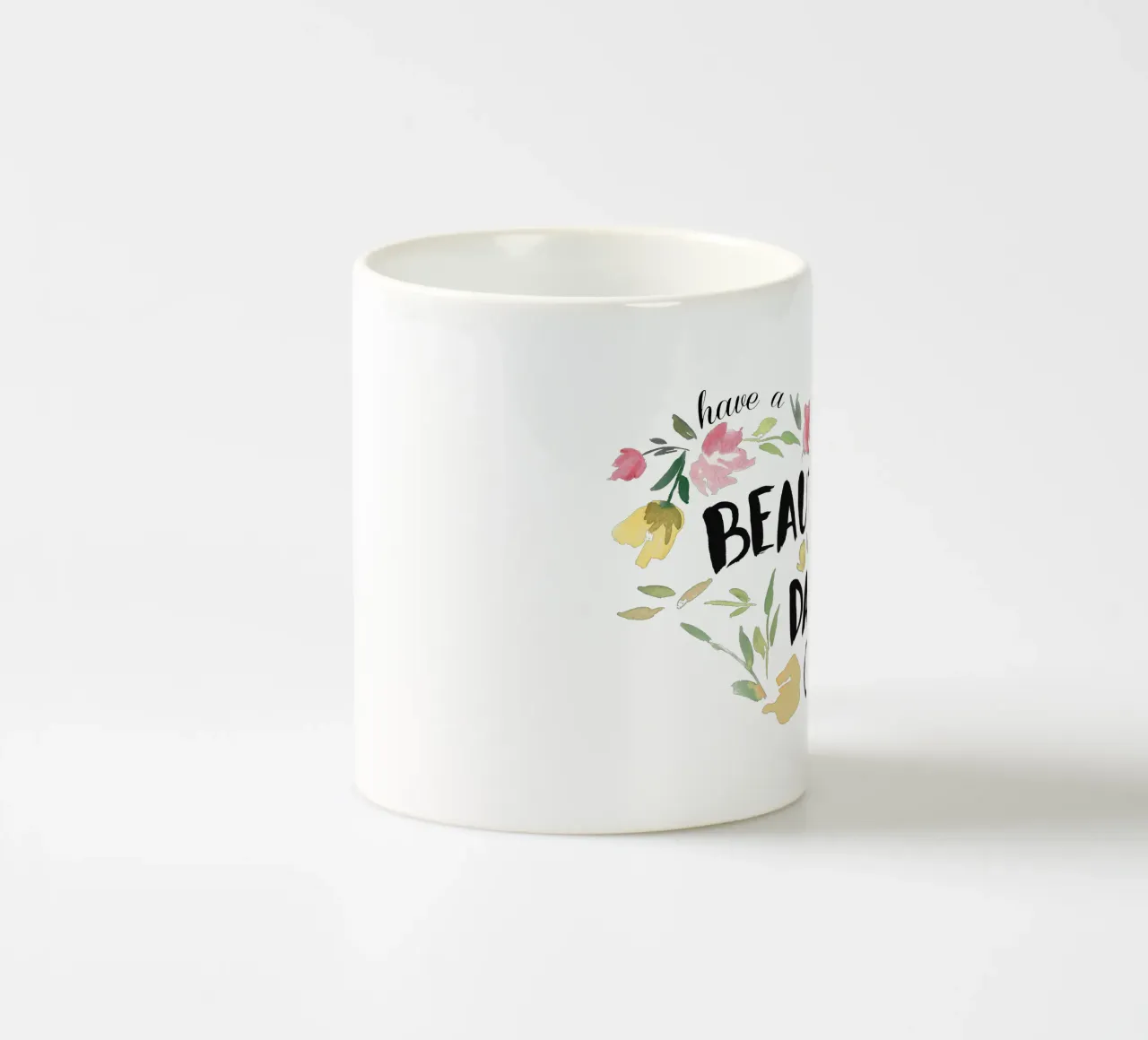Have a beautiful day tazza in ceramica da anisillustration
