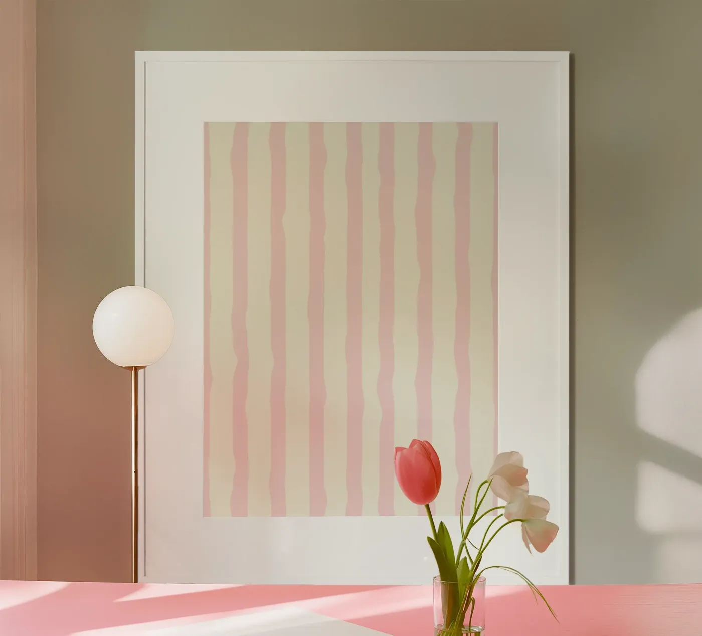 Riga rosa poster da Jannie goods