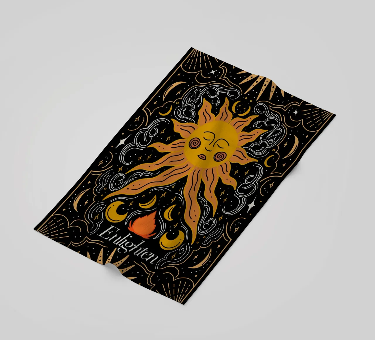 Enlighten Whimsical Card telo mare da anisillustration