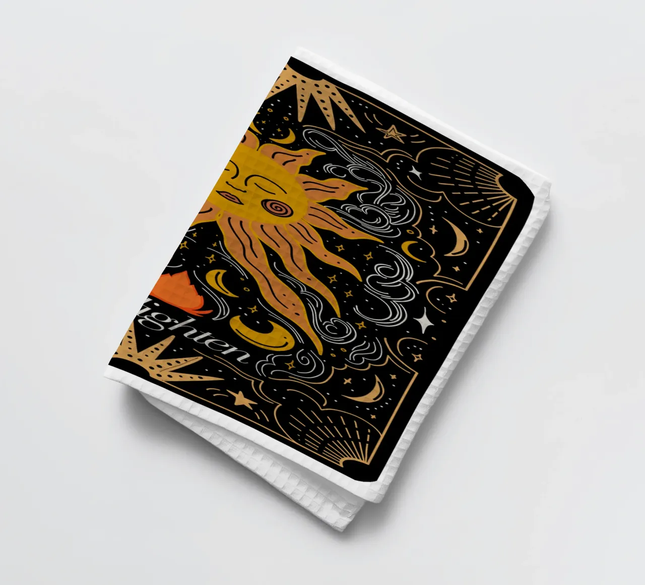Enlighten Whimsical Card canovaccio da cucina da anisillustration