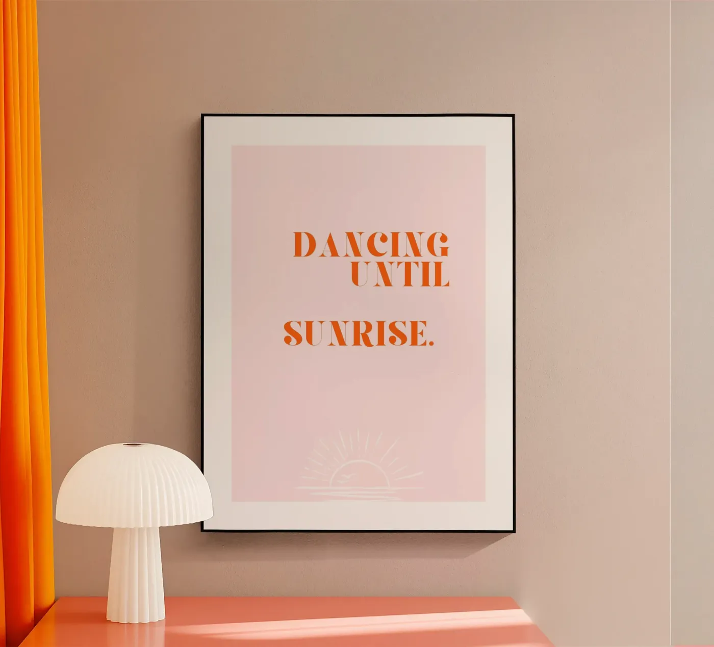 Dancing until sunrise acryl van Ohkimiko