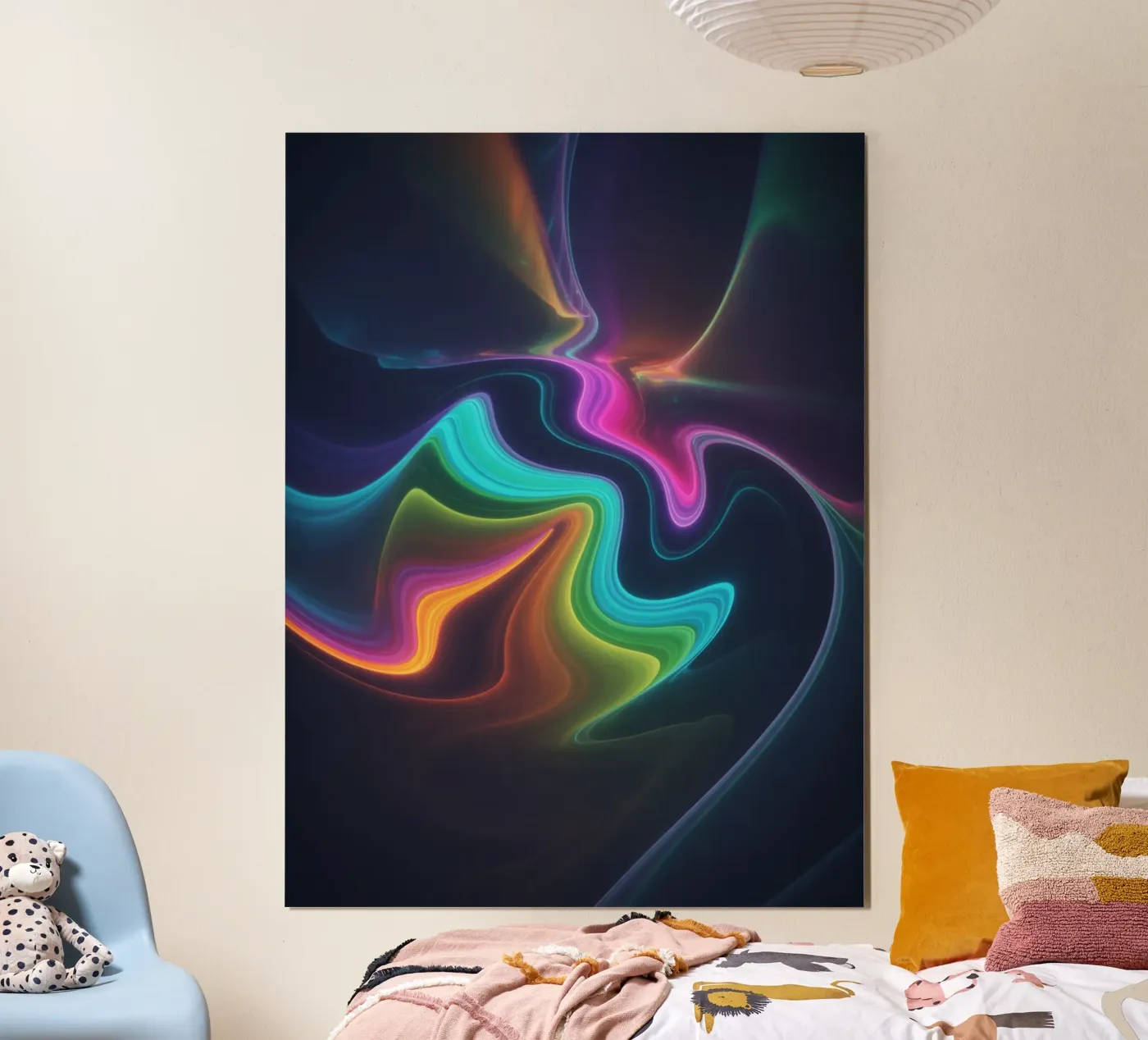 Rainbow Light Flow poster by 20 Farben