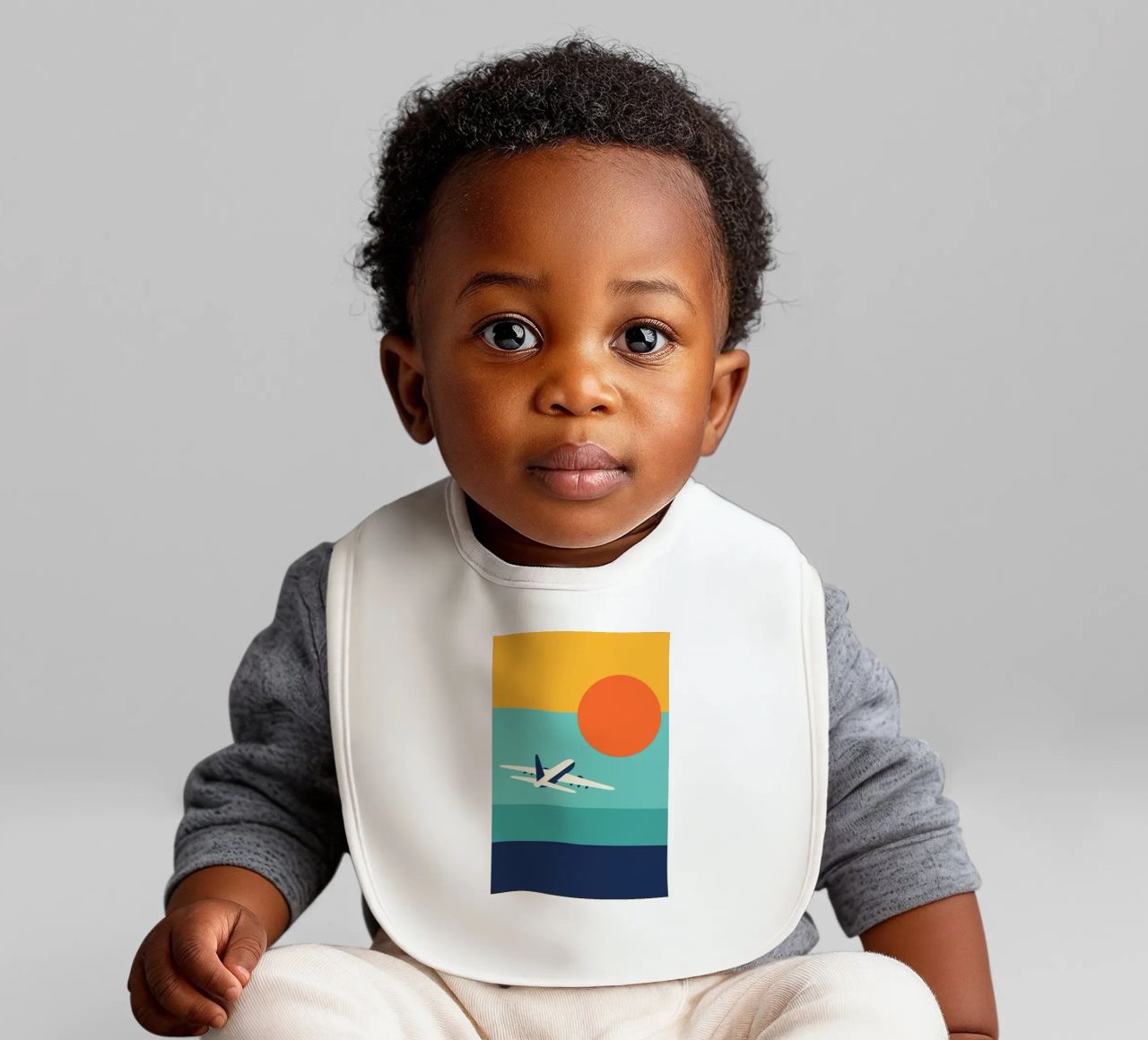 Fly Away baby bib by Andy Westface