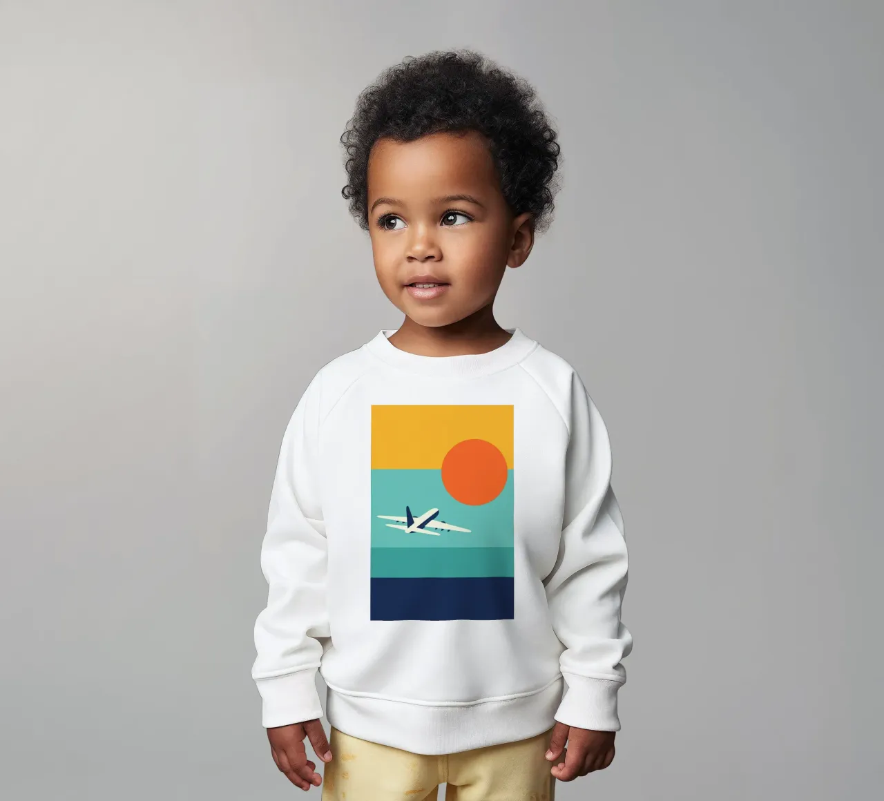 Wegvliegen baby sweatshirt van Andy Westface