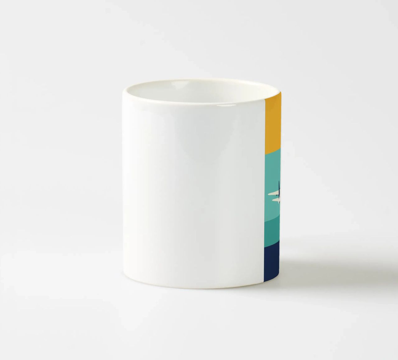Fly Away ceramic mug by Andy Westface