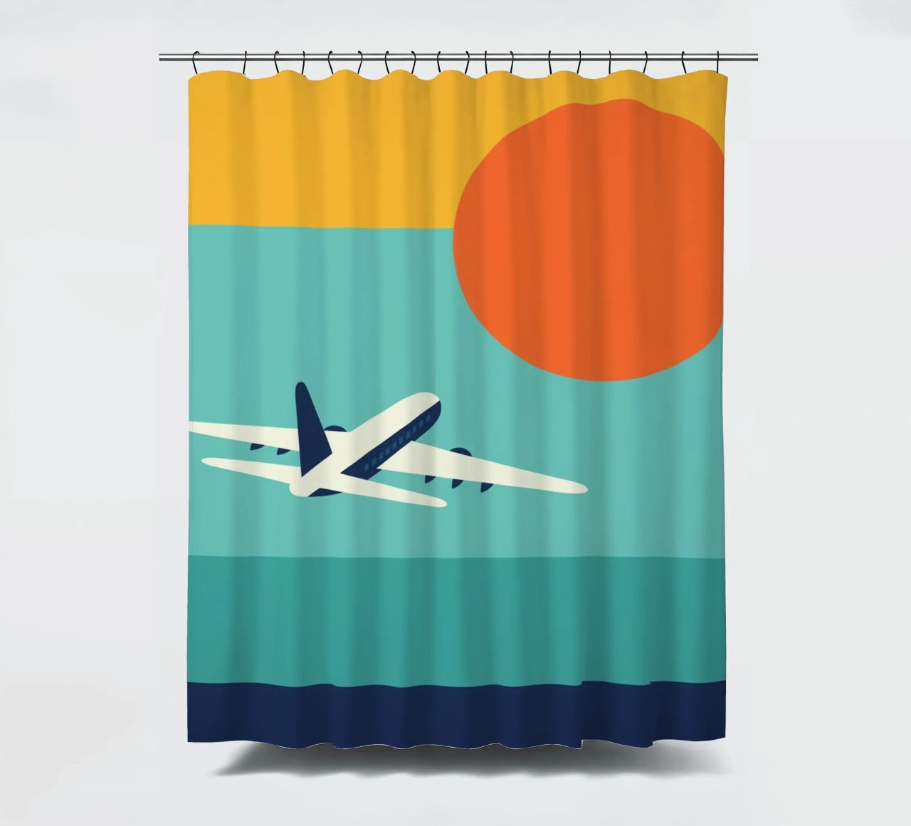 Fly Away shower curtain by Andy Westface
