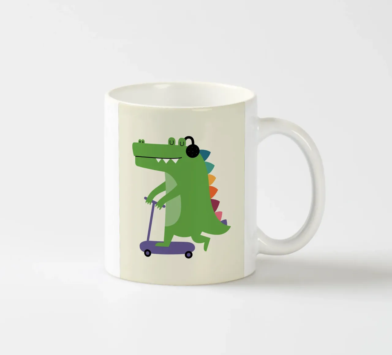 Croco Scooter tazza in ceramica da Andy Westface