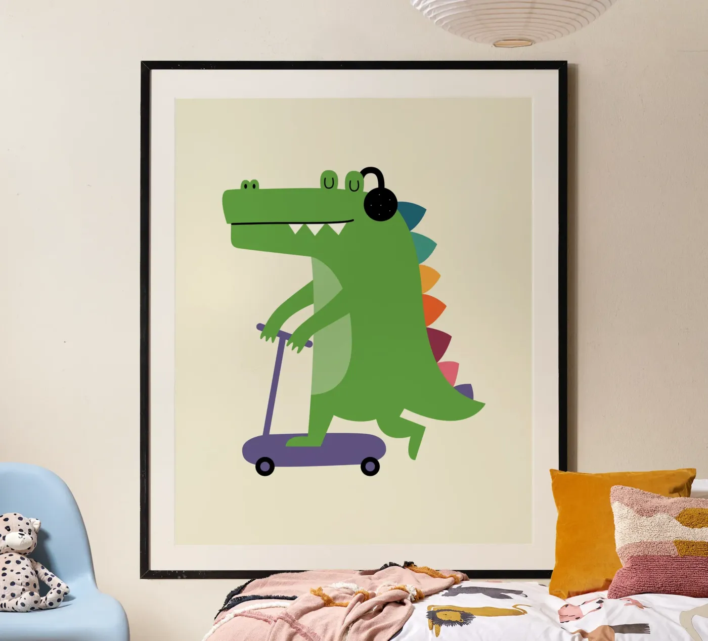 Scooter poster van Andy Westface