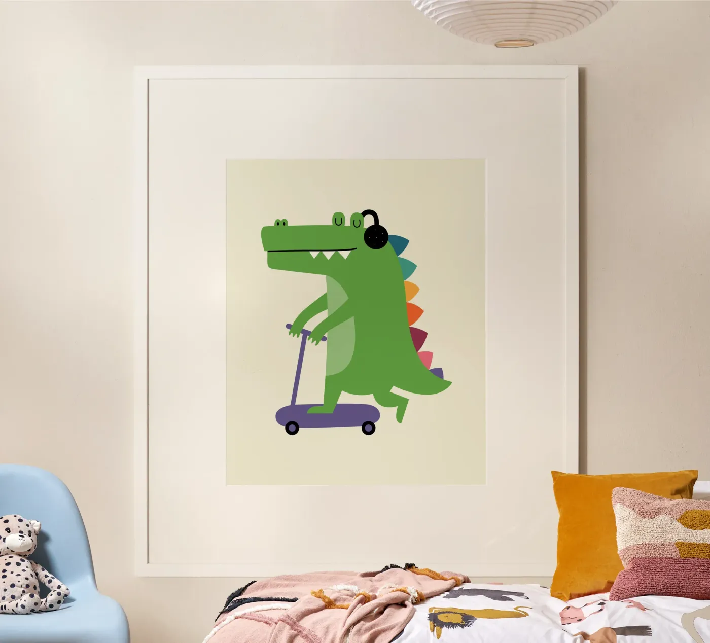 Scooter poster van Andy Westface
