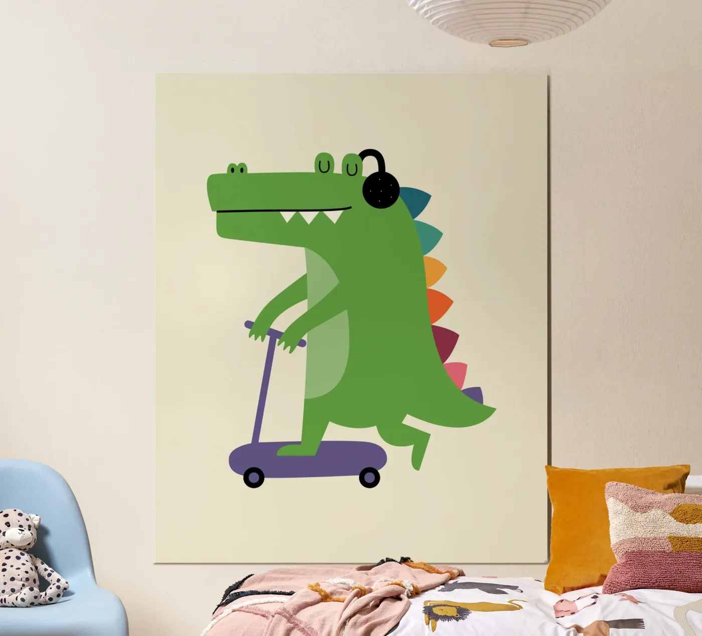 Scooter poster van Andy Westface