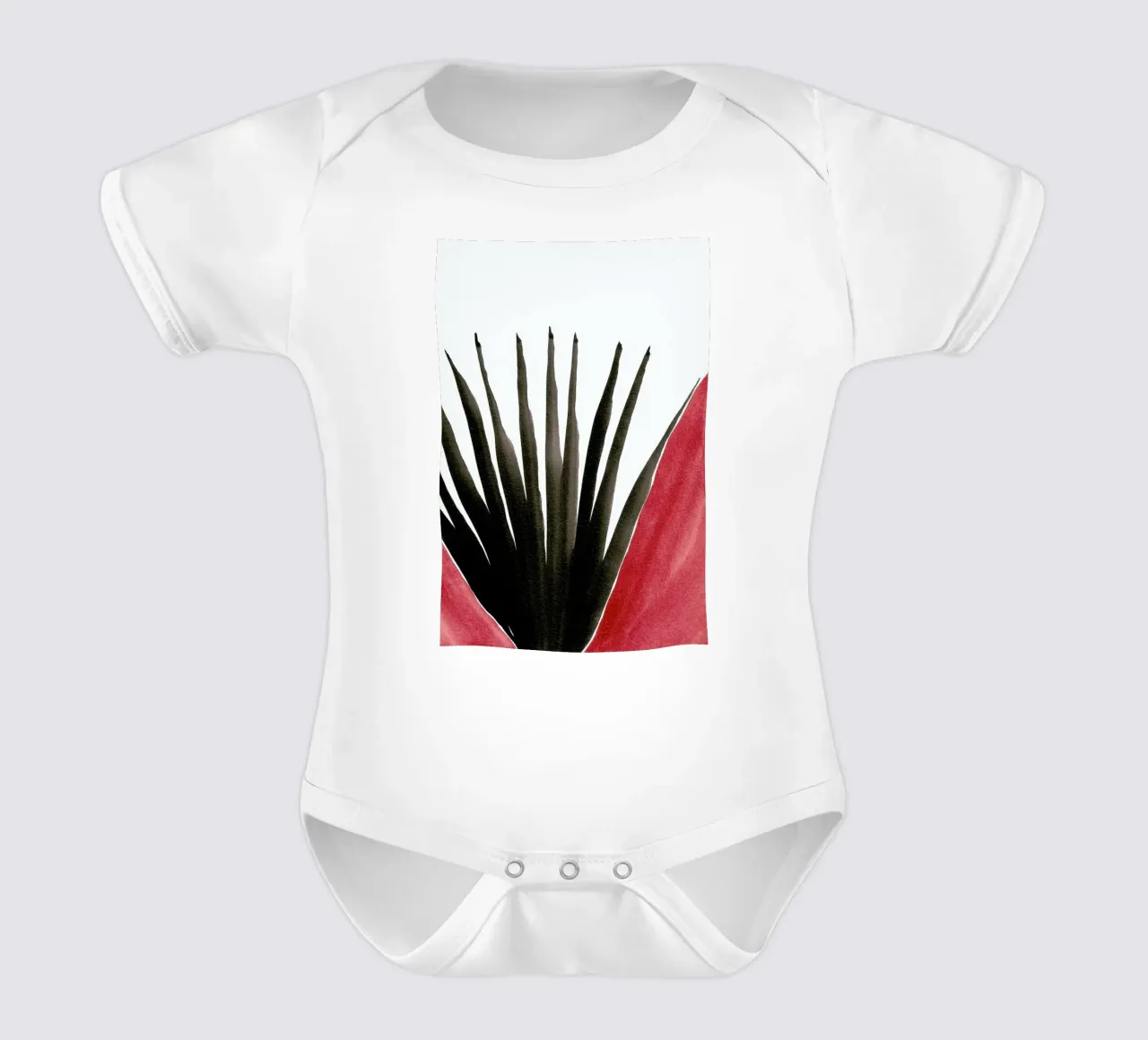 Palm IV body neonato maniche corte da Kristen Polsinelli