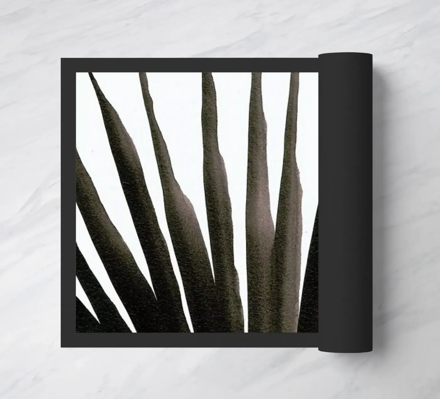 Palm IV doormat by Kristen Polsinelli