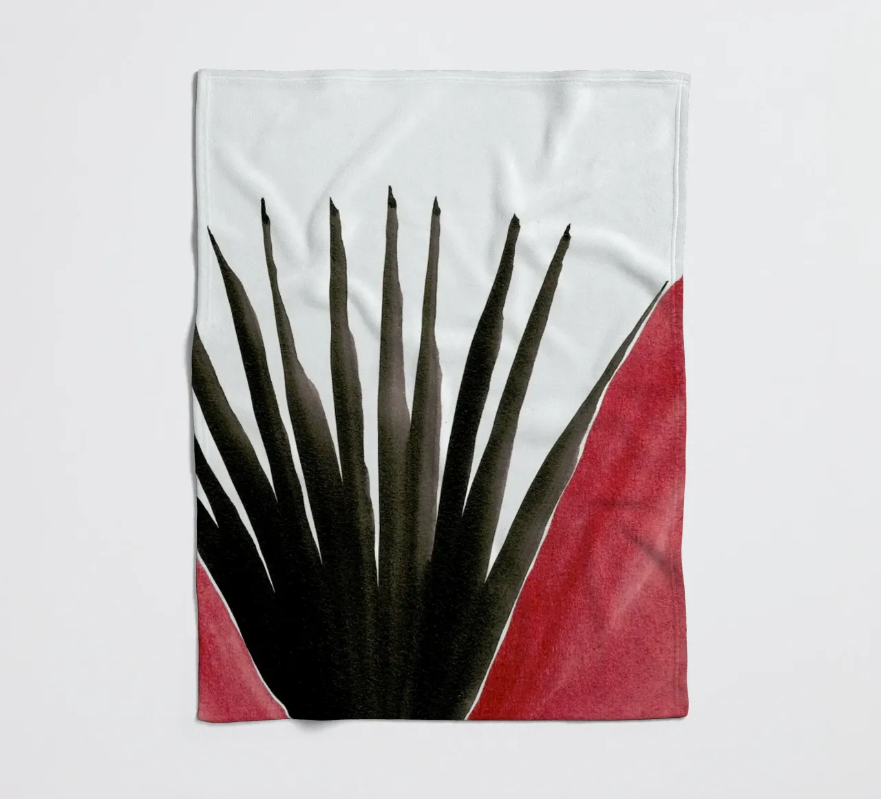 Palm IV coperta in pile da Kristen Polsinelli