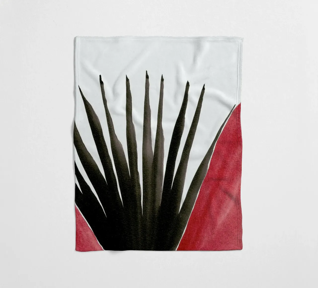 Palm IV coperta in pile da Kristen Polsinelli