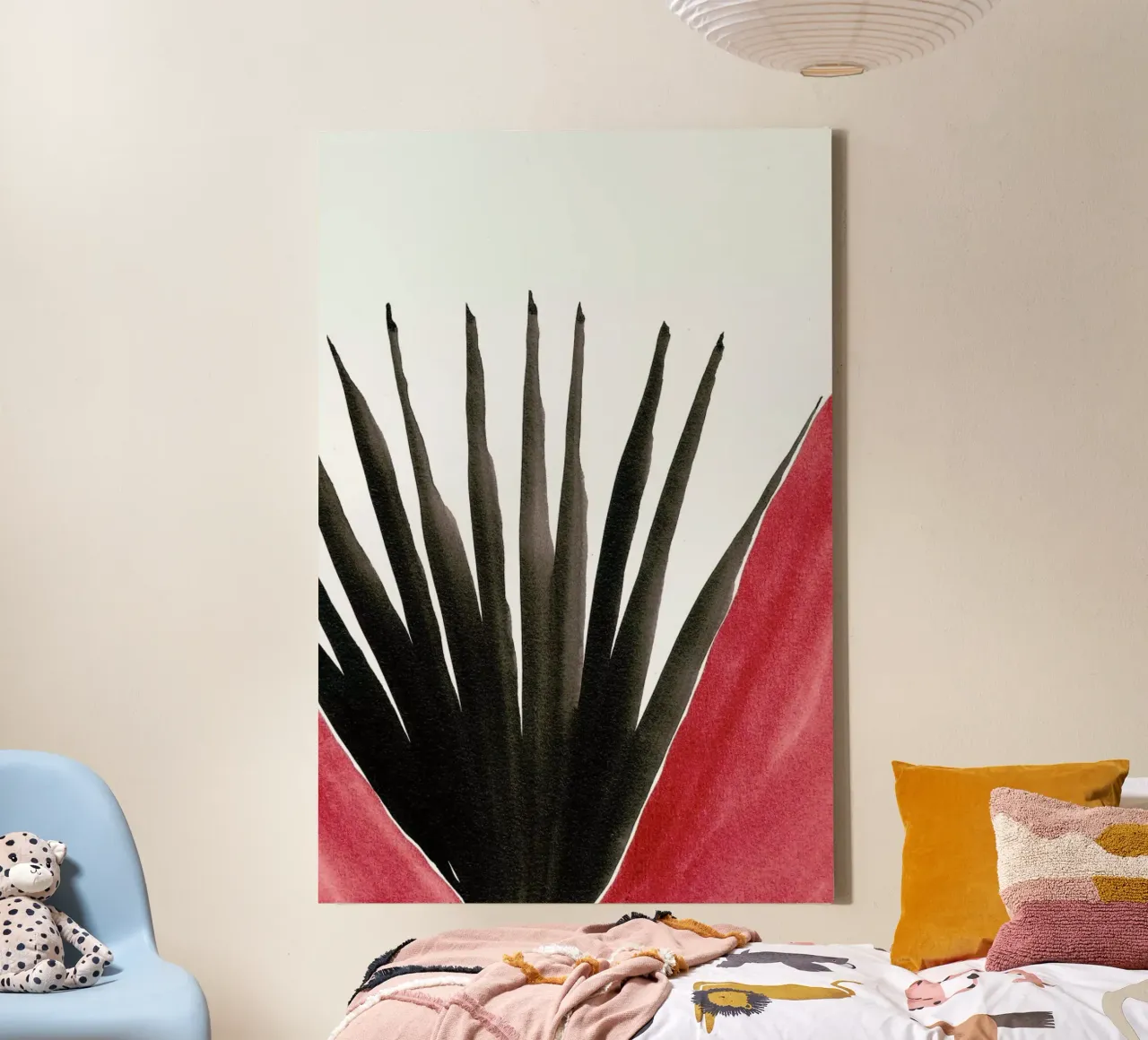 Palm IV canvas met Baklijst van Kristen Polsinelli