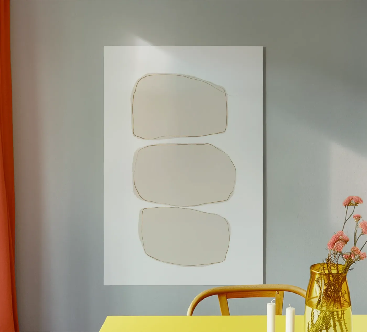 Beige Cravings acryl van Anastasia Sawall