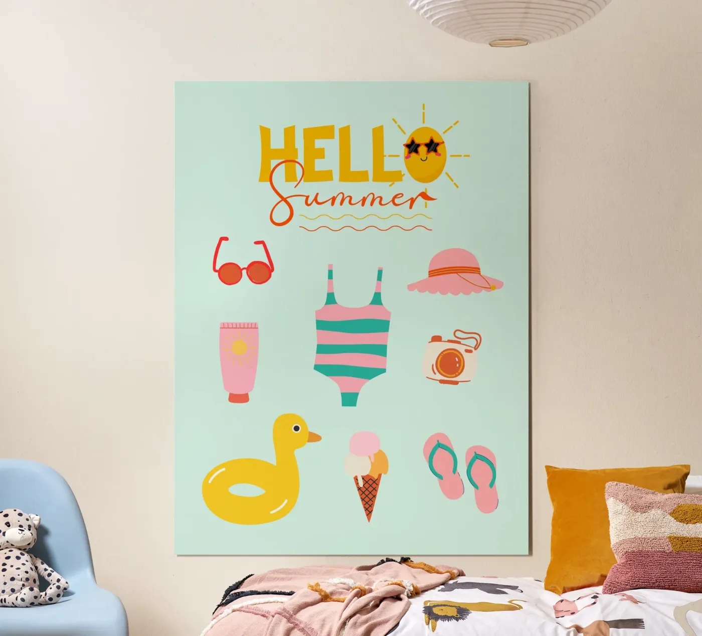 Hello Summer Poster von by Bea Design