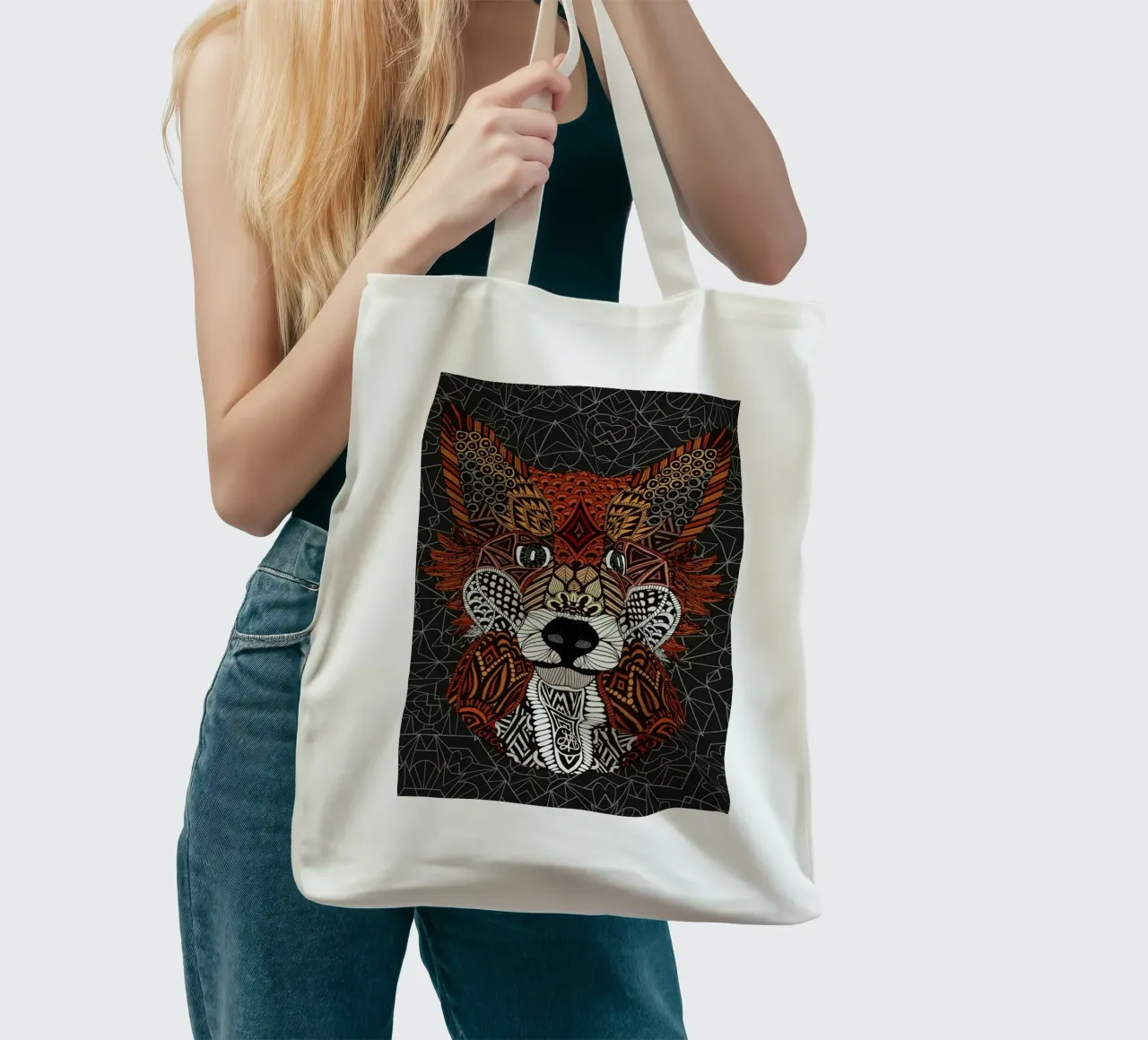 Fox 2015 tote bag by Angelika Parker