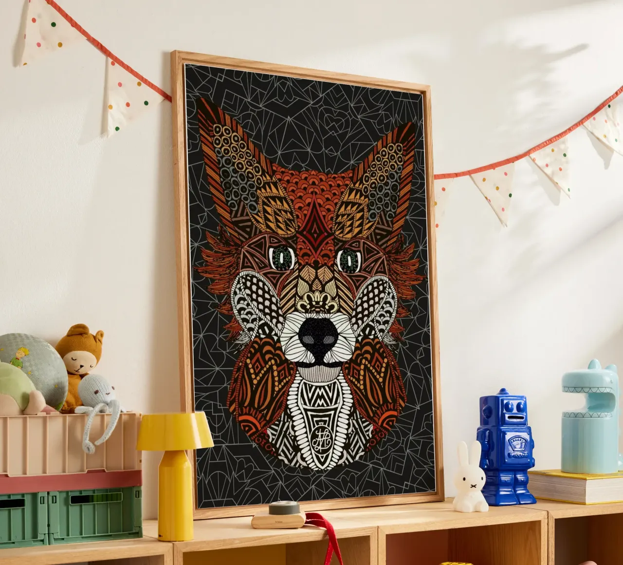 Fox 2015 acrylic glass by Angelika Parker