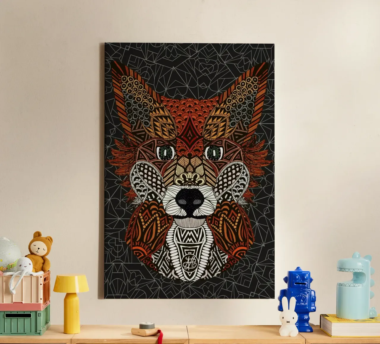 Fox 2015 canvas by Angelika Parker