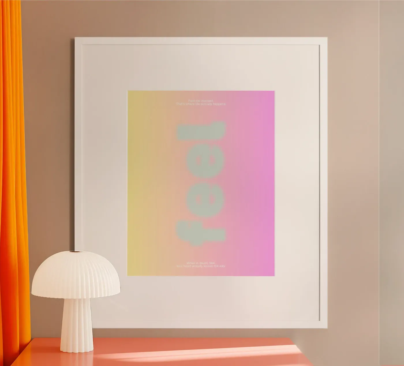 FEEL poster van SMRT STUDIO
