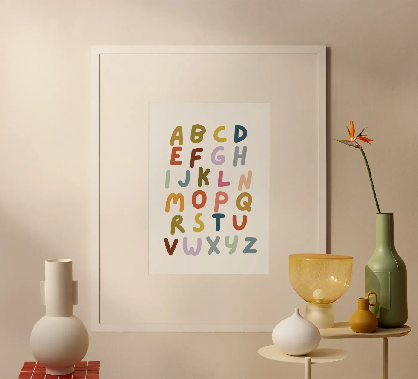 ABC Poster von PurePeachKids