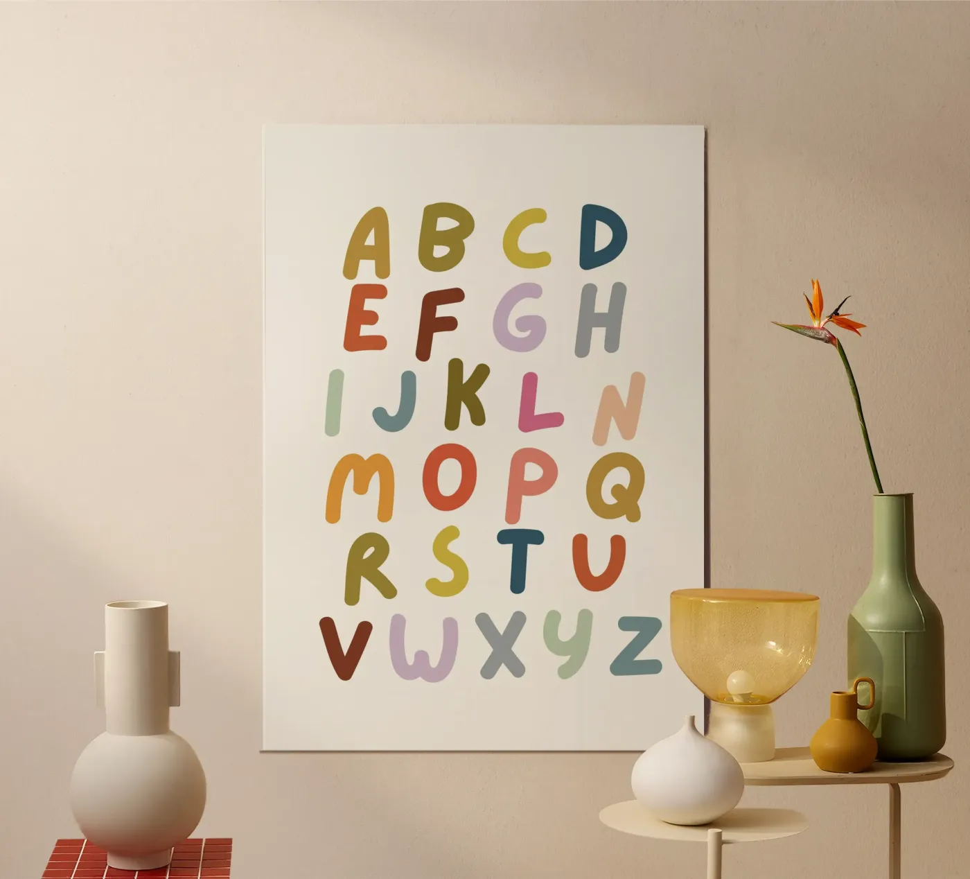 ABC Poster von PurePeachKids