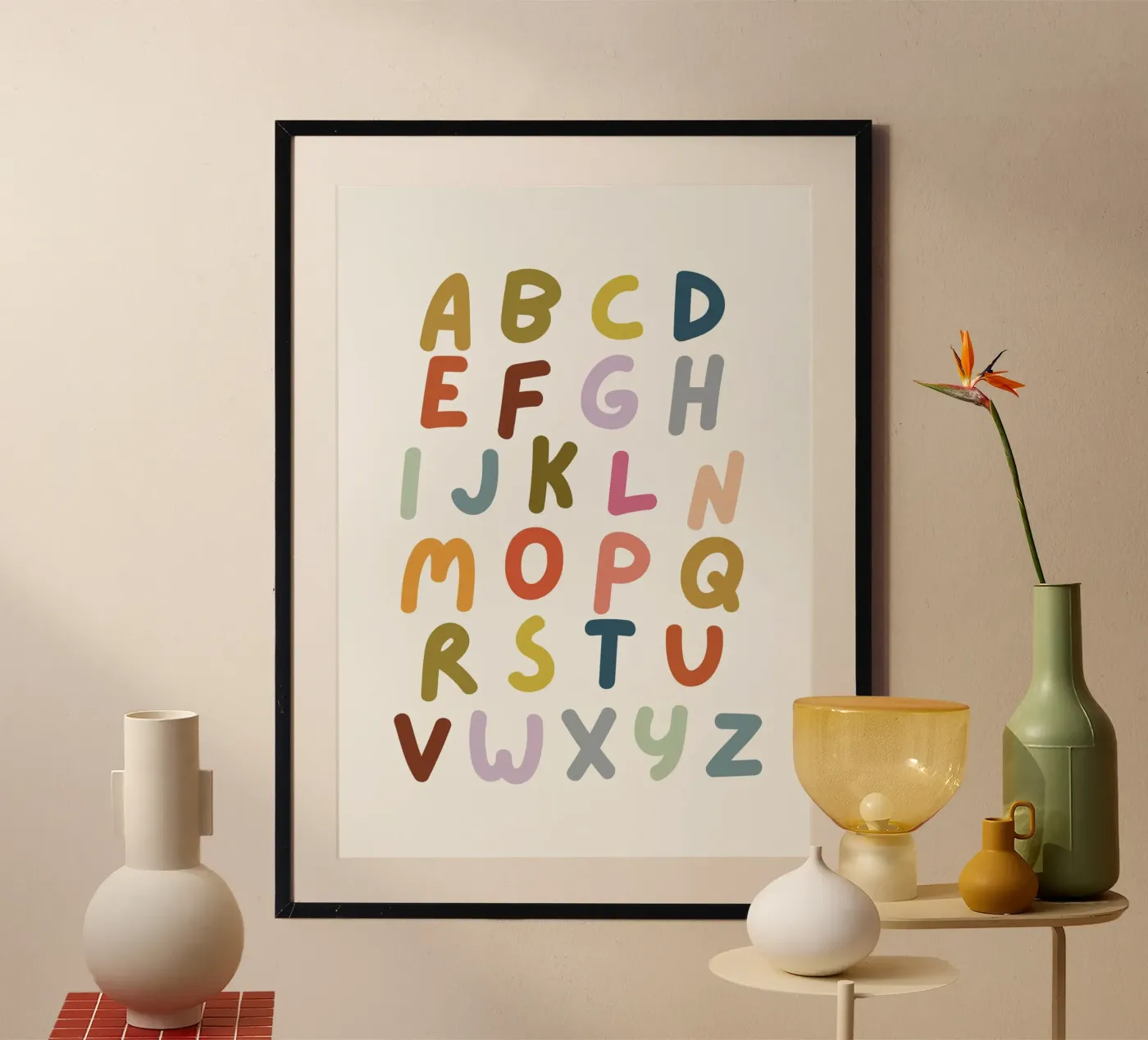 ABC Poster von PurePeachKids