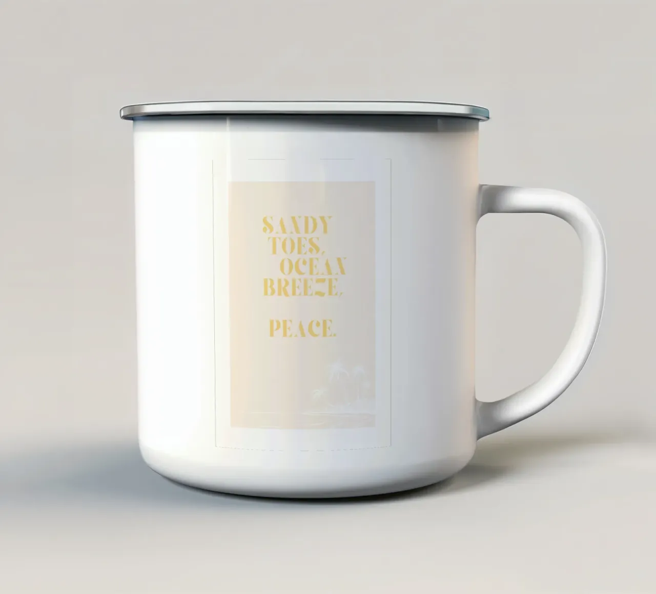 Sandy toes -ocean breeze tazza in smalto da Ohkimiko