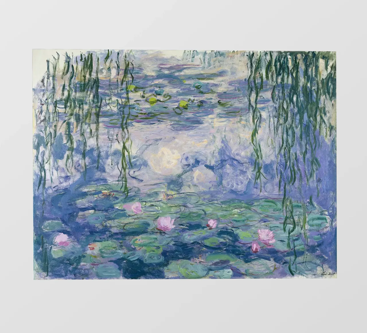 Monet - Ninfee telo in pvc da ARTOTHEK