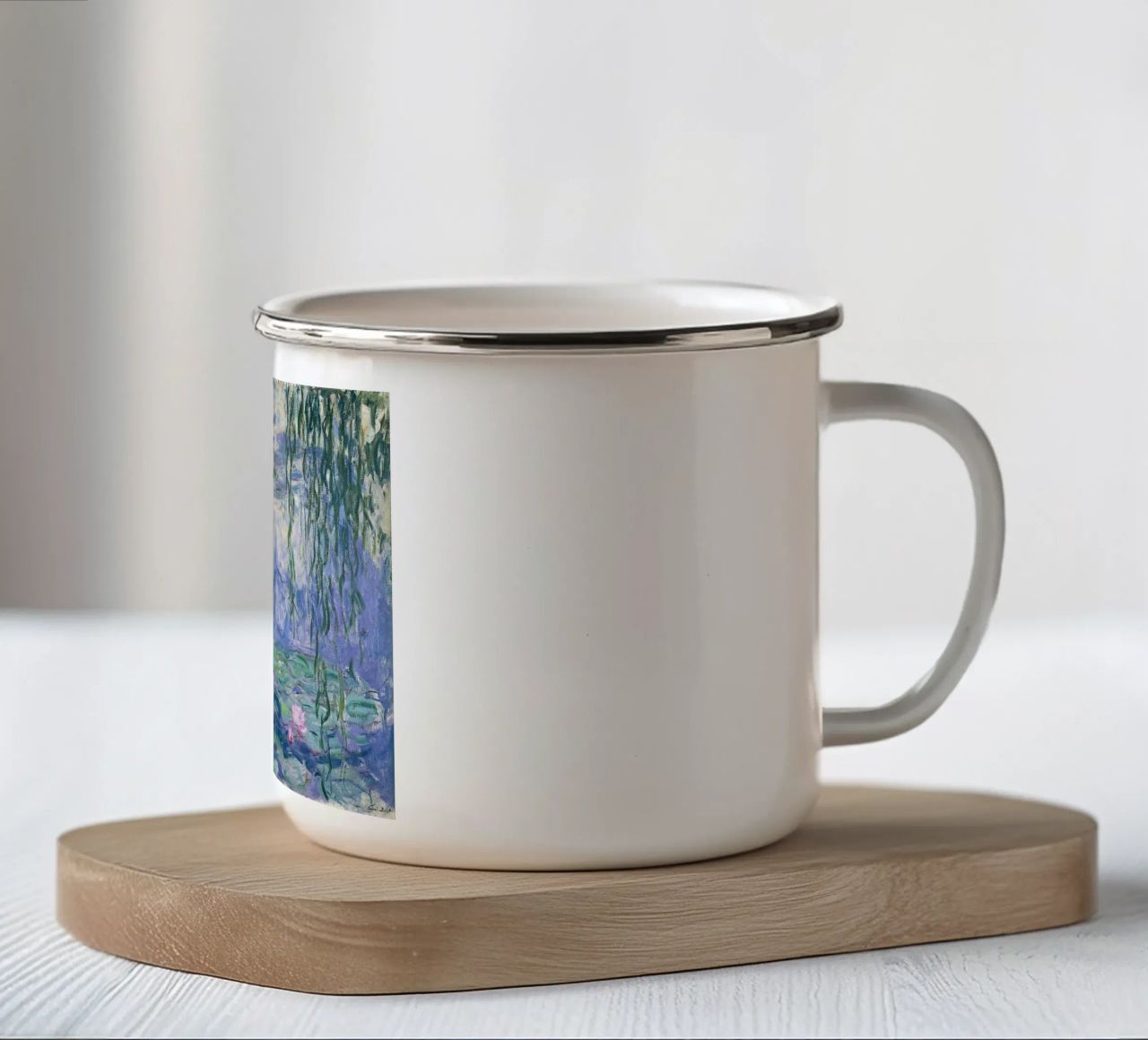 Monet - Ninfee tazza in smalto da ARTOTHEK