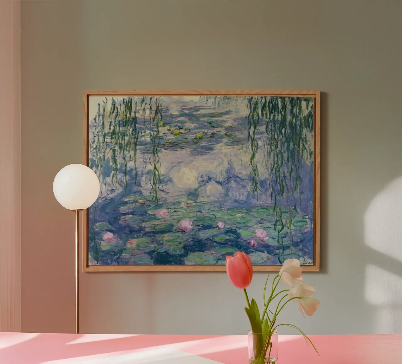 Monet - Ninfee alluminio dibond da ARTOTHEK