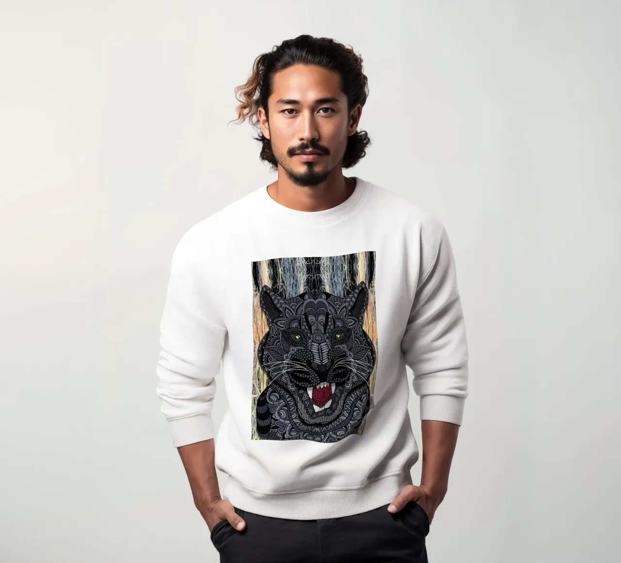 Panther sweatshirt by Angelika Parker